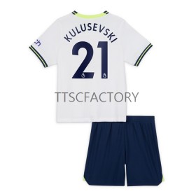 Maillot de Foot Tottenham Hotspur Dejan Kulusevski 21 Domicile 2022-23 - Enfant